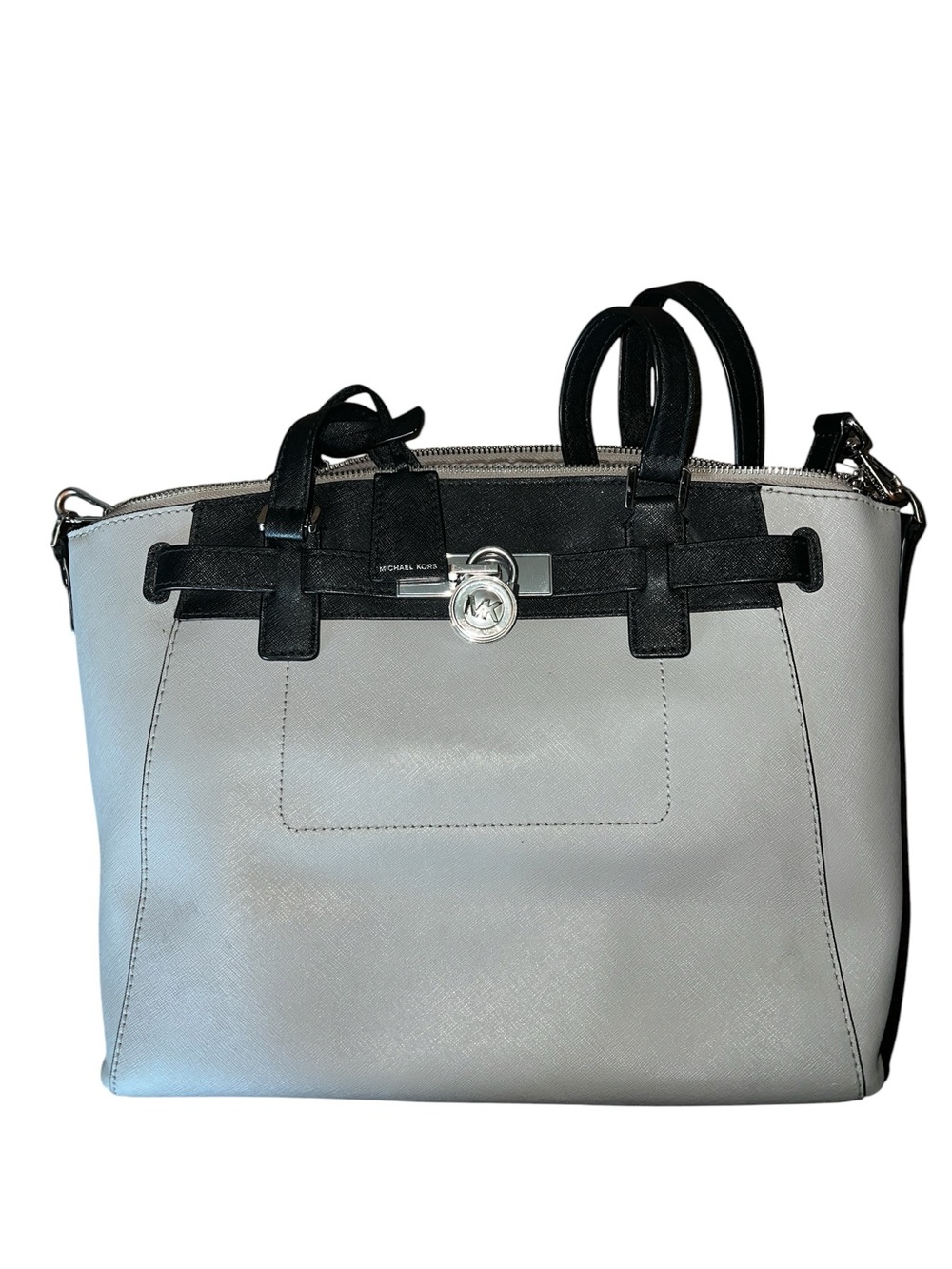 Michael Kors Hamilton Traveler Large Zip Satchel - Picture 2 of 3